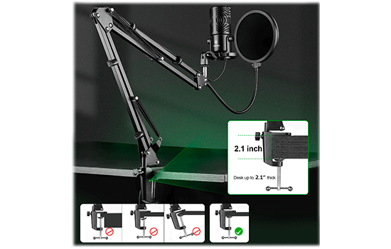 Microfone Profissional OneOdio FM1-T